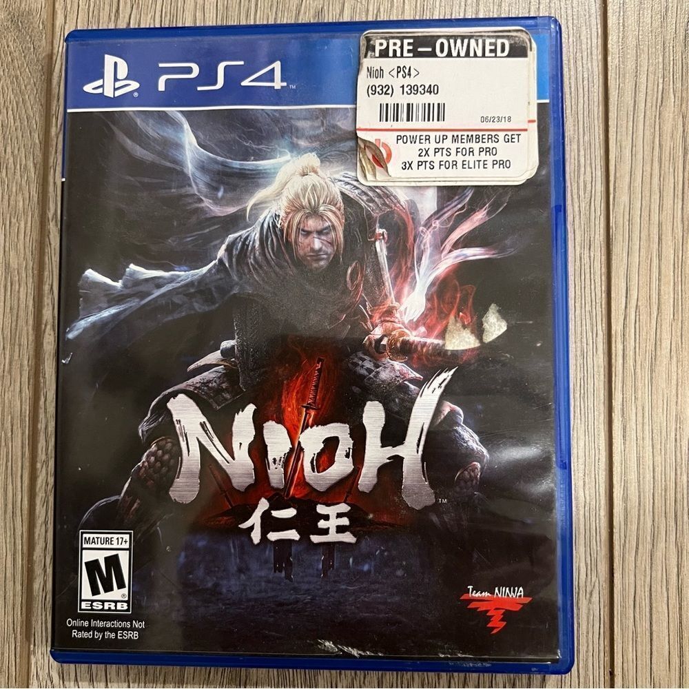 PS4 NIOH GAME